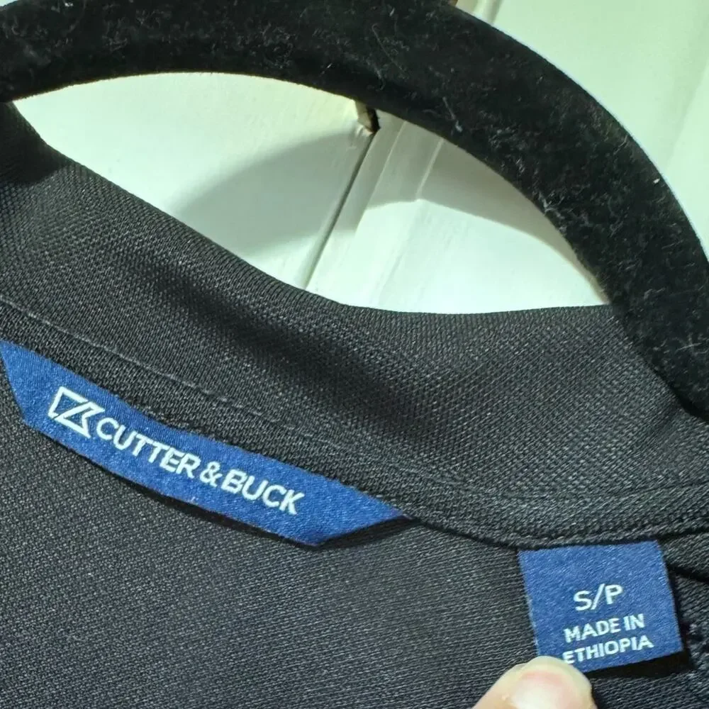 Cutter & Buck Classic Black half-zip pullover - great condition - branded”staff”